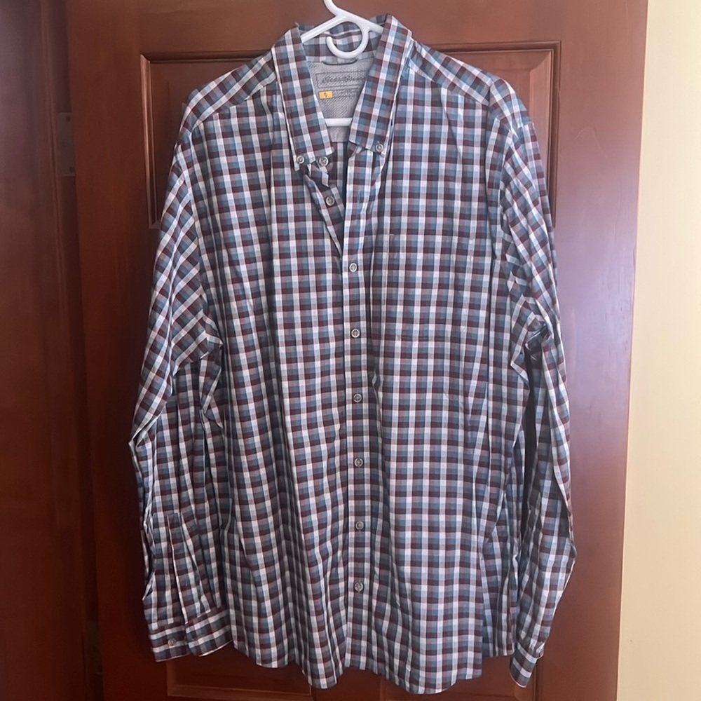 Eddie Bauer xxl tall button down shirt